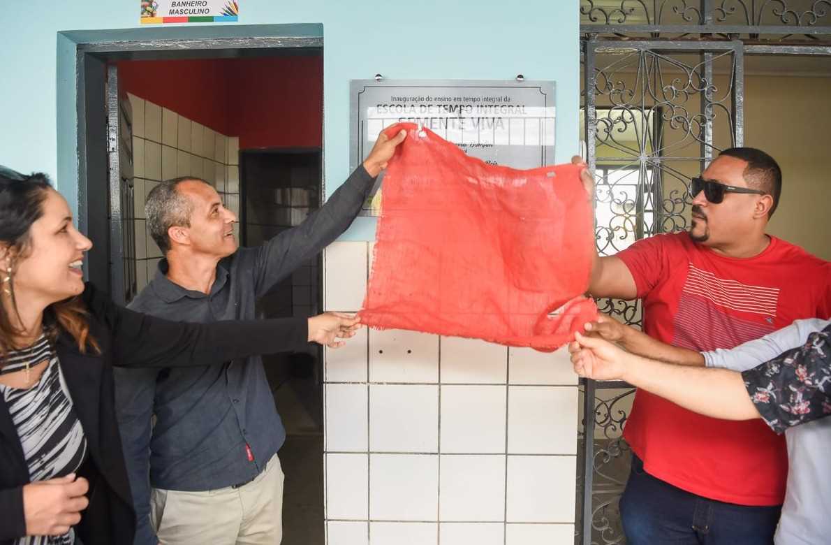 Camacã: Escola Semente Viva é a primeira escola na modalidade de tempo integral inaugurada em Camacã